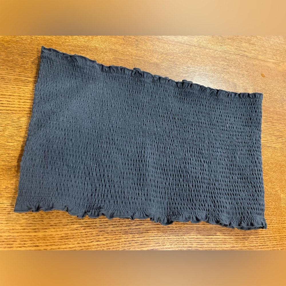 Victoria’s Secret PINK Rucheted Tube Top NEW WITHOUT TAGS Black Sz-M
